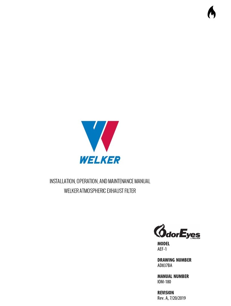 Welker OdorEyes AEF-1 Installation, operation and maintenance manual