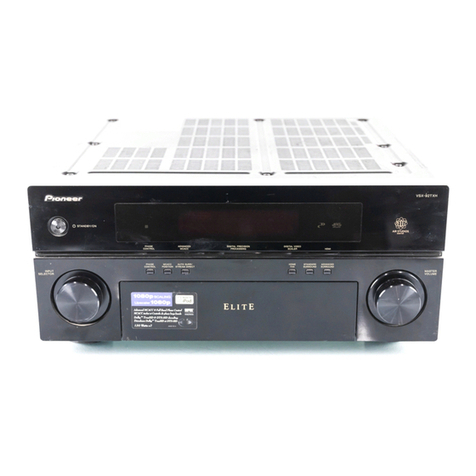 Pioneer VSX94TXH - Elite AV Receiver User manual