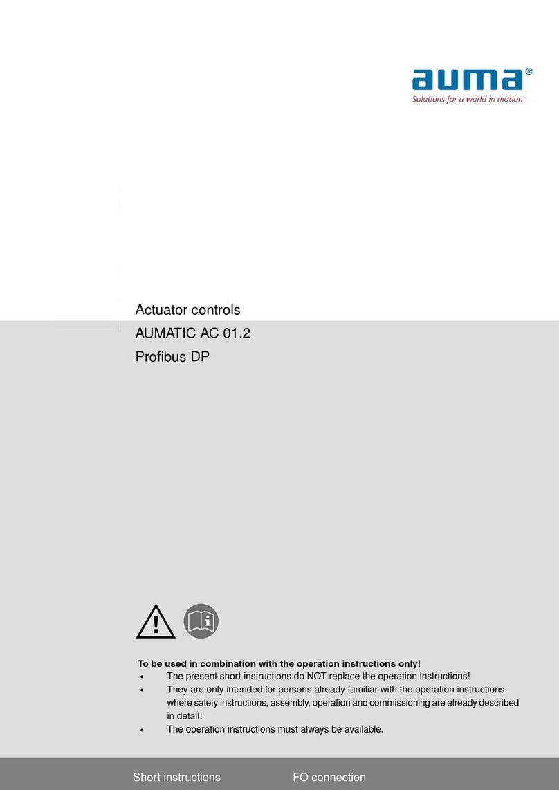 AUMA AUMATIC AC 01.2 Short instructions