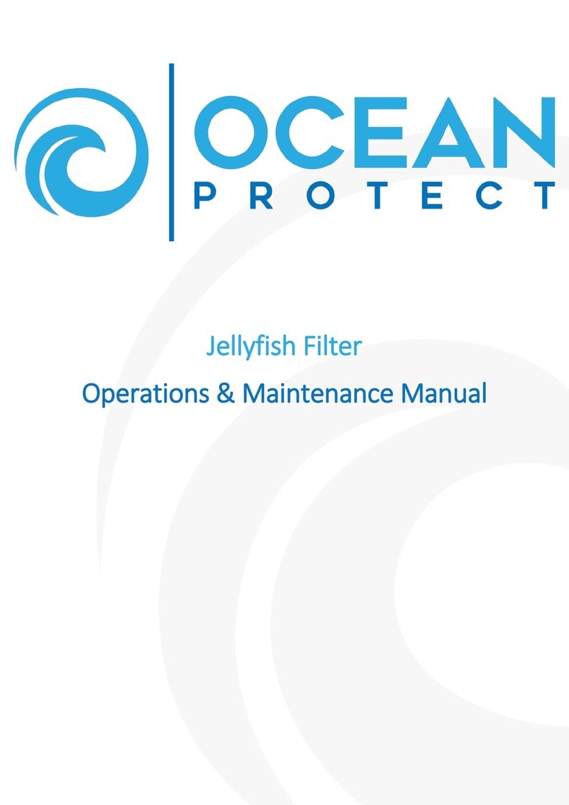 Ocean Protect Jellyfish Filter Operation & maintenance manual