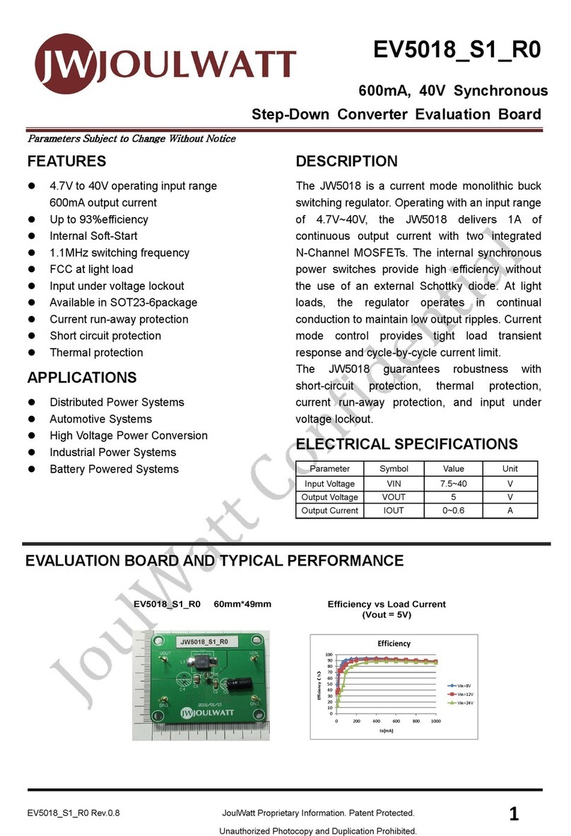 Joulwatt EV5018 S1 R0 manual
