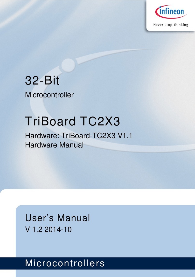 Infineon Technologies TriBoard TC2X3 user manual
