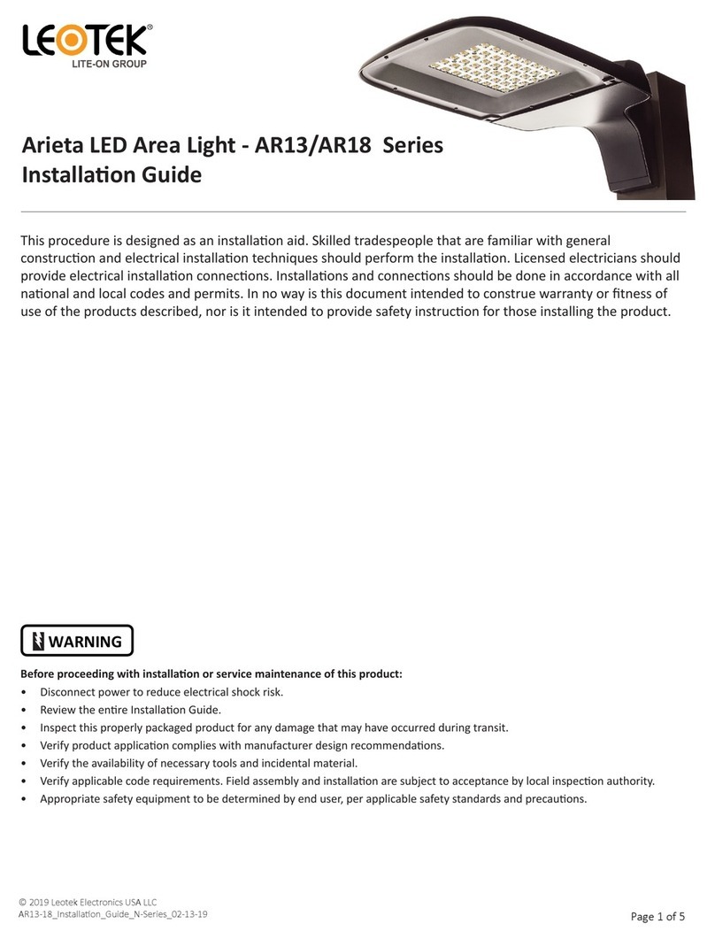 Leotek Arieta AR13 installation guide