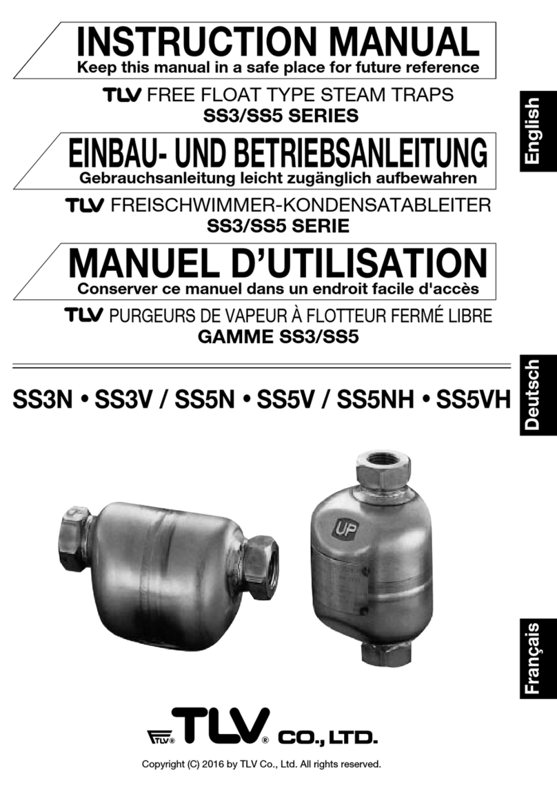 TLV SS3 Series instruction manual