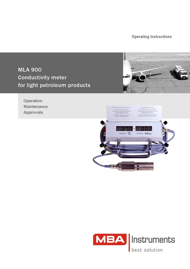 MBA Instruments MLA 900 operating instructions