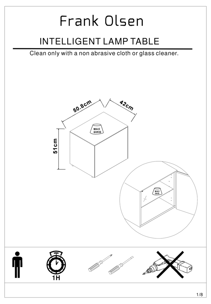 Frank Olsen INTELLIGENT LAMP TABLE User manual