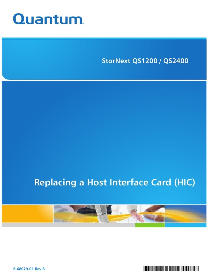 Quantum StorNext QS1200 User manual