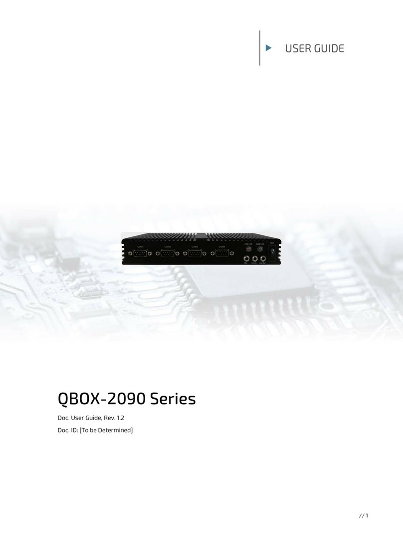 Quanmax QBOX-2090 Series User manual Quanmax QBOX-2090 Series User manual