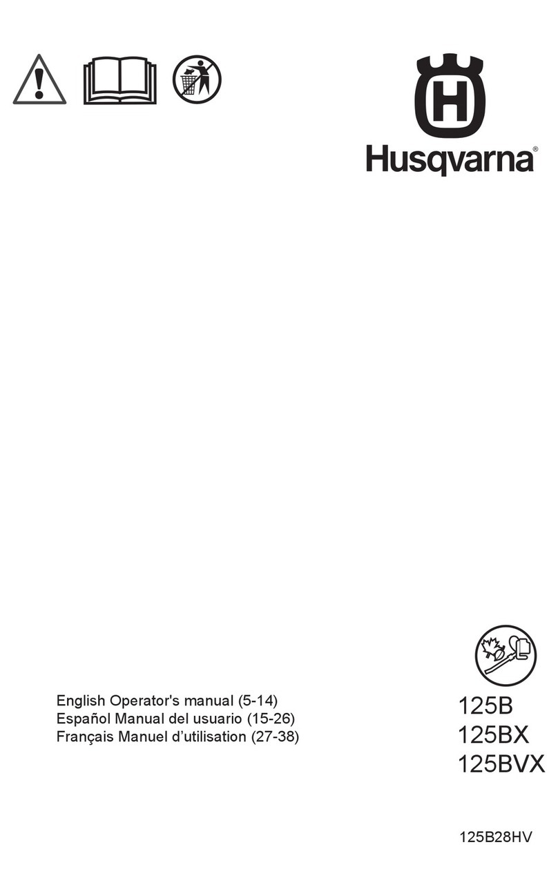 Husqvarna 125B Operator's manual