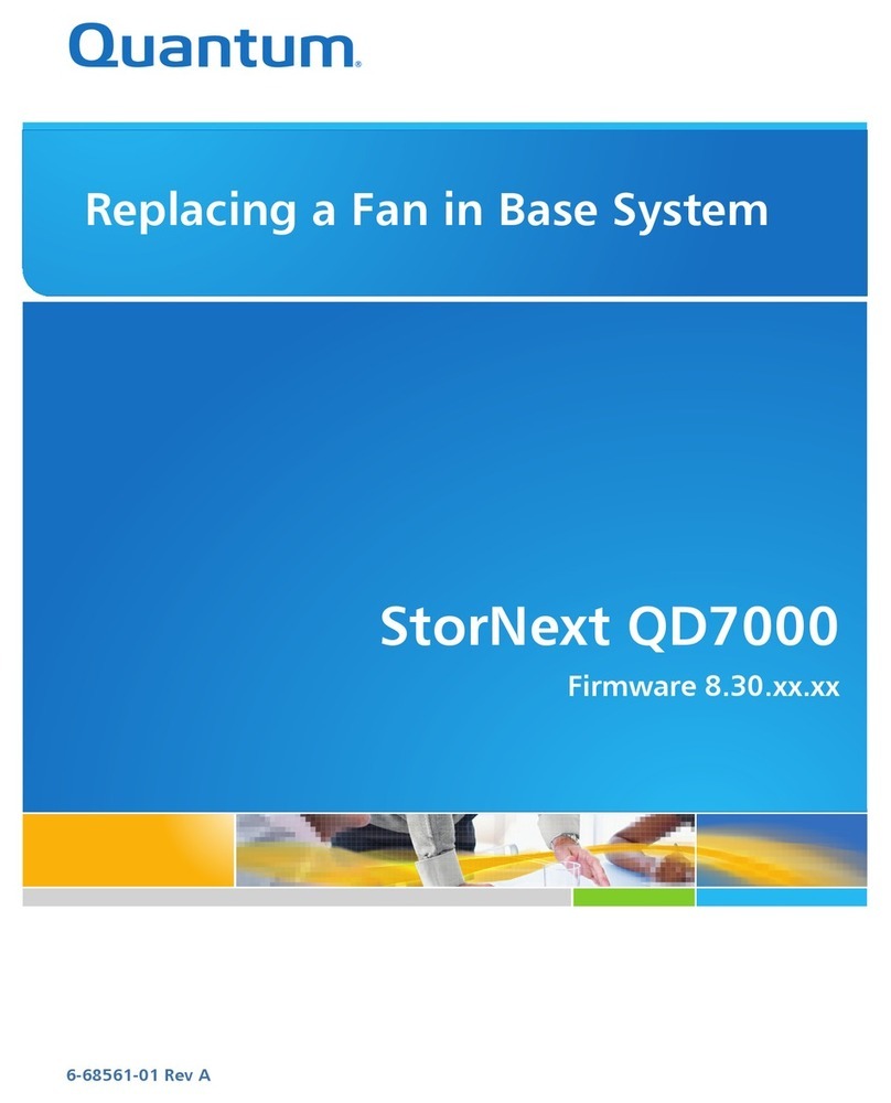 Quantum StorNext QD7000 Replacing Guide