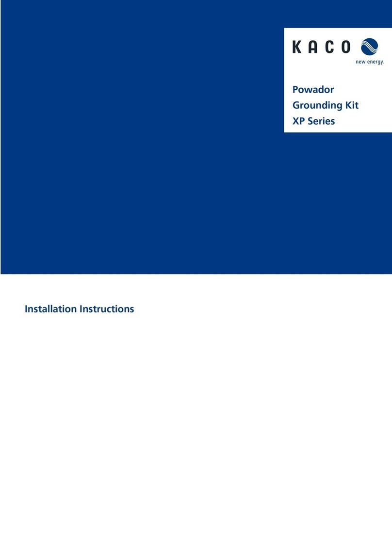Kaco Powador XP Series installation instructions
