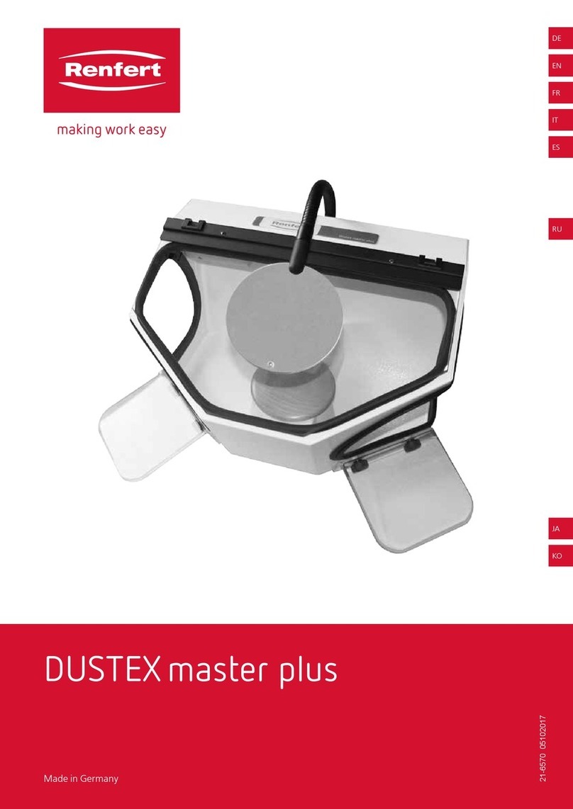 Renfert Dustex master plus User manual
