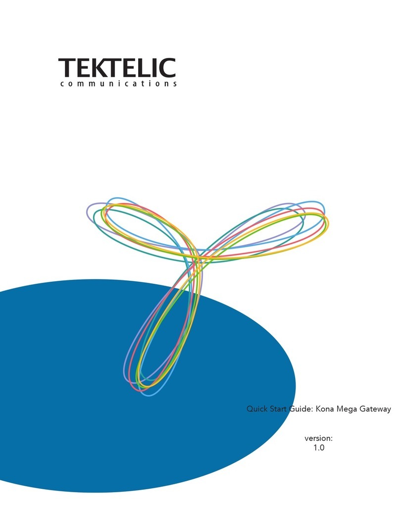 TEKTELIC Communications Kona Mega Gateway quick start guide