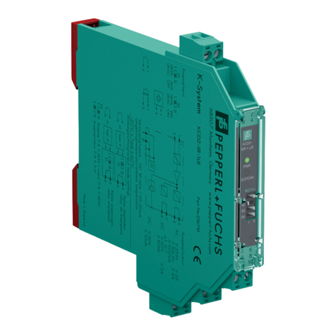 Pepperl+Fuchs KCD2-SR-1.LB Safety manual
