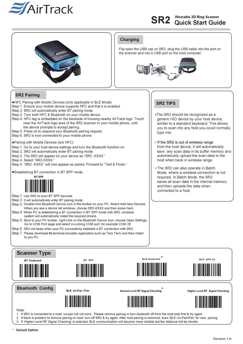 AirTrack SR2 quick start guide