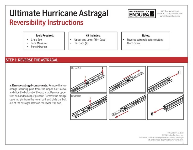 Endura Ultimate Hurricane Astragal instructions