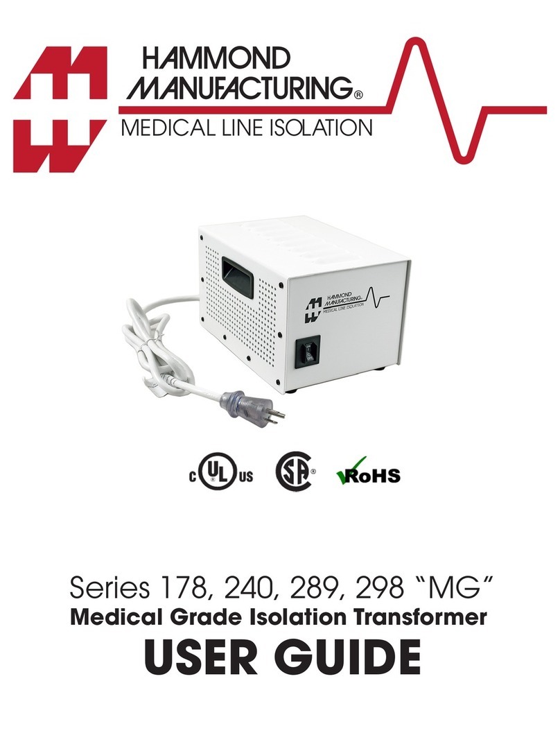 HAMMON MANUFACTURING 178 Series user guide