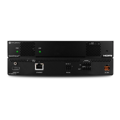 Atlona OmniStream AT-OMNI-121 manual