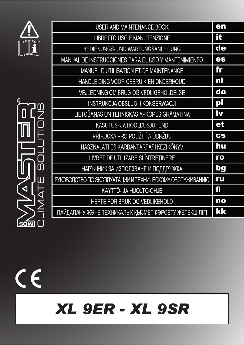 Master XL 9ER Manual Master XL 9ER Manual