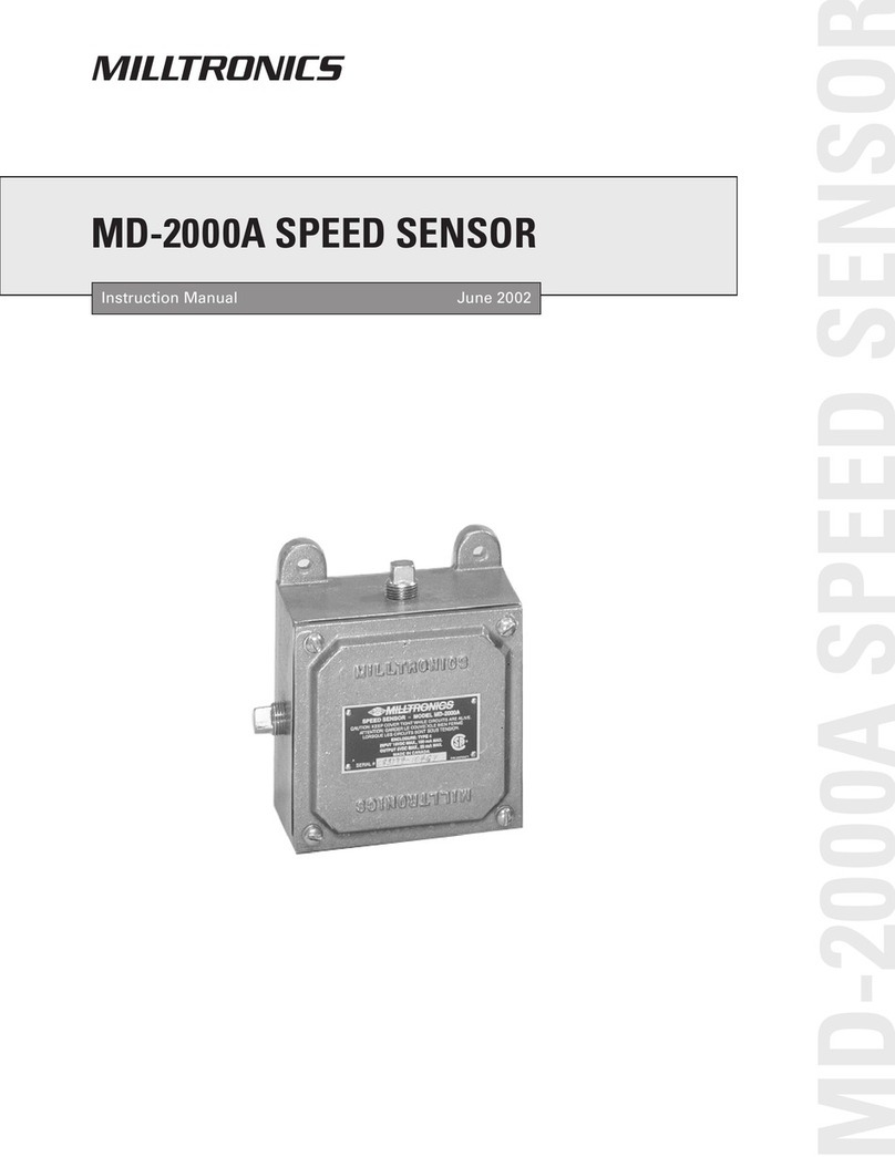 Milltronics MD-2000A SS instruction manual
