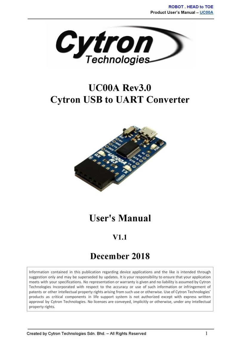 Cytron Technologies UC00A user manual