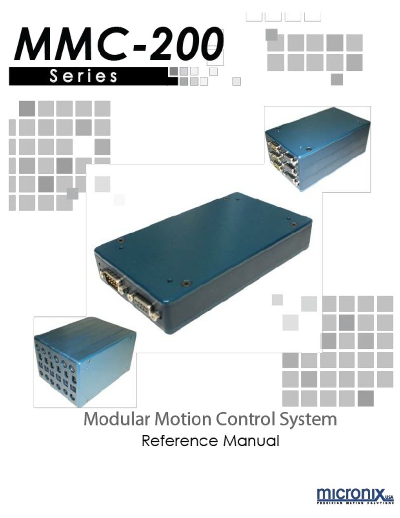 Micronix MMC-200 Series Reference manual