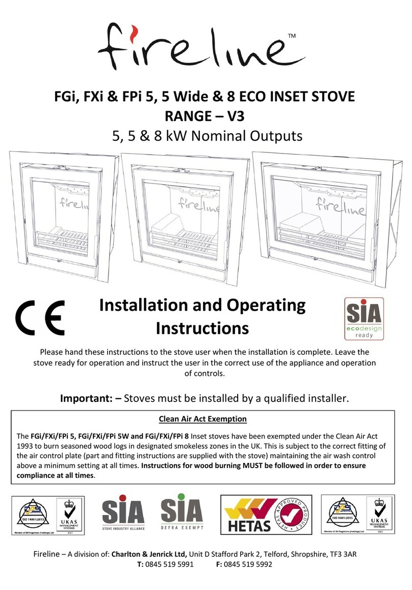 Fireline FGi 5 Installation and operating instructions Fireline FGi 5 Installation and operating instructions