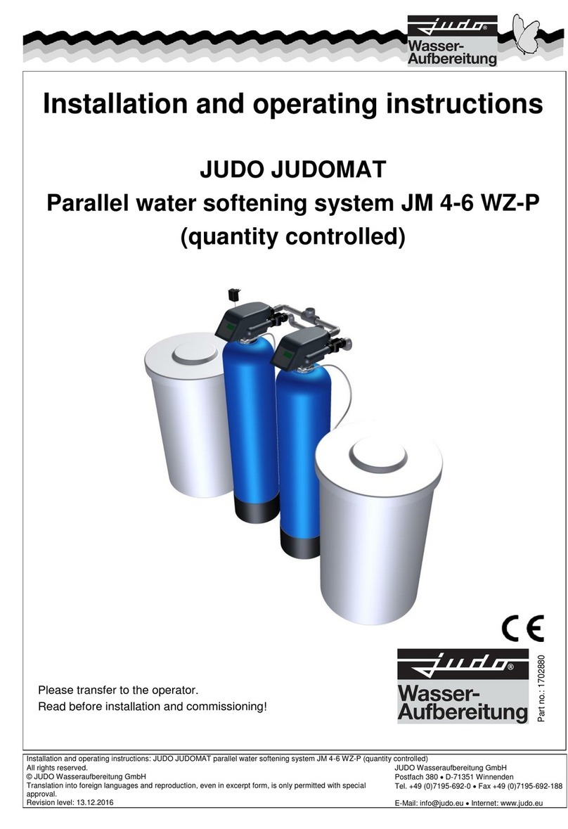 Judo JUDOMAT JM 4 WZ-P User manual