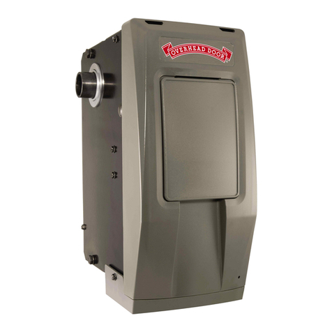 Overhead door INFINITY 2000 User manual