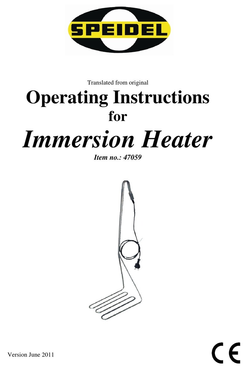 Speidel 47059 operating instructions