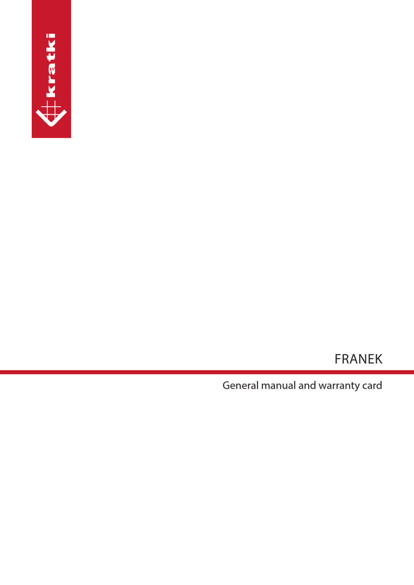 Kratki FRANEK 10 manual