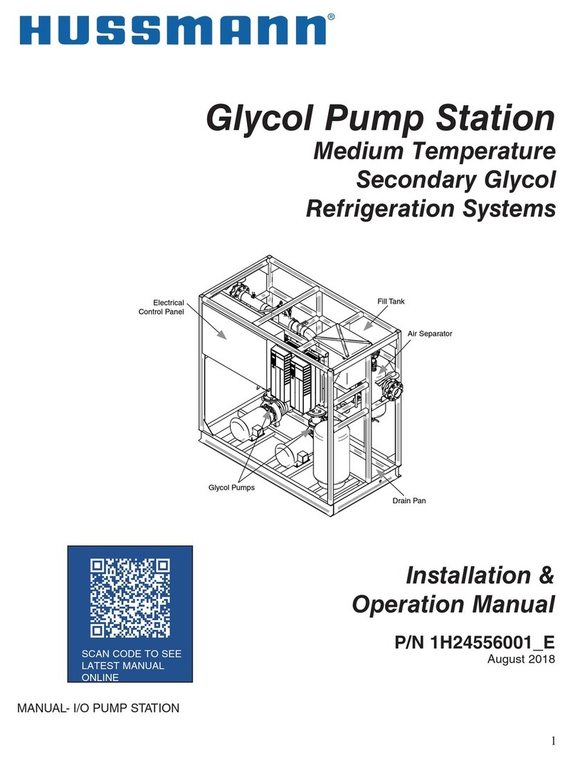 Hussmann 4280 Series Installation & operation manual