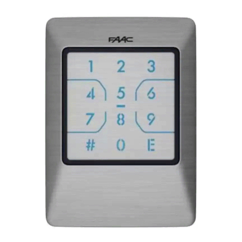 FAAC XKP W Series manual