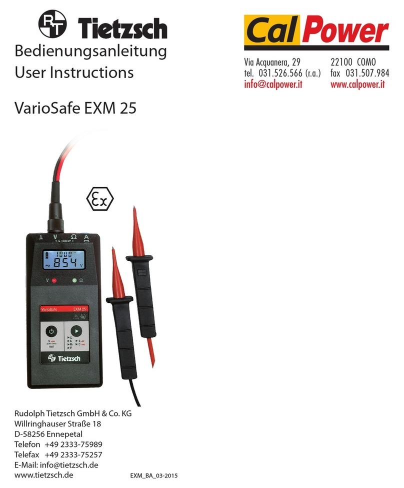 Tietzsch VARIOSAFE EXM 25 User manual