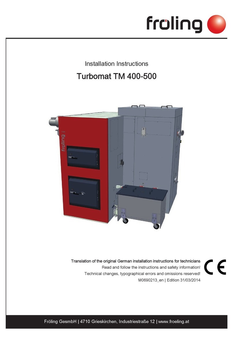 Froling Turbomat TM 400 User manual