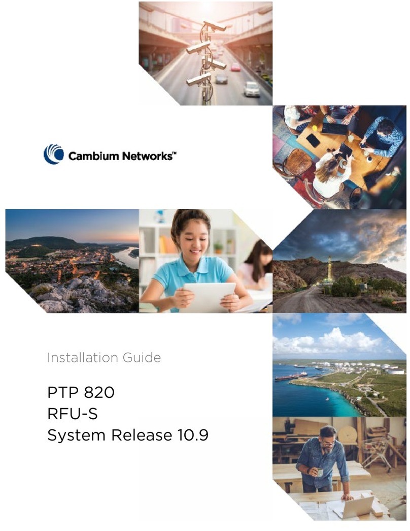 Cambium Networks PTP 820 Series installation guide