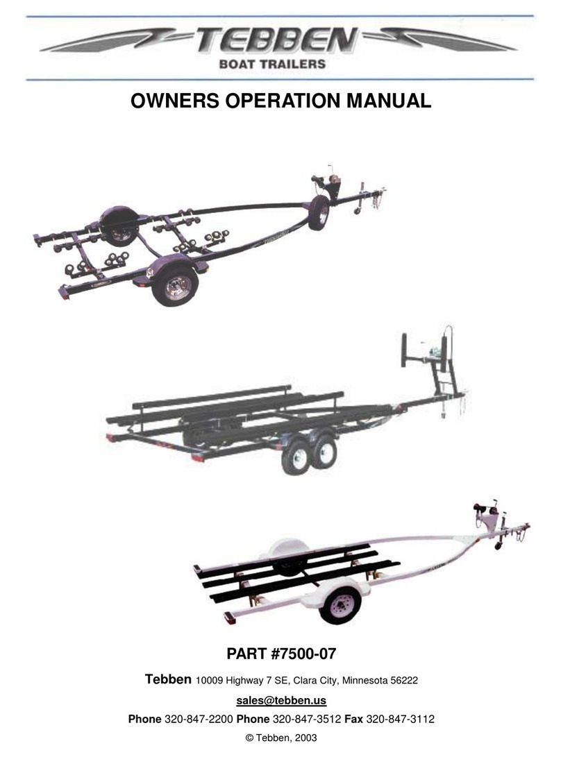 tebben 7500-07 Owner's operation manual