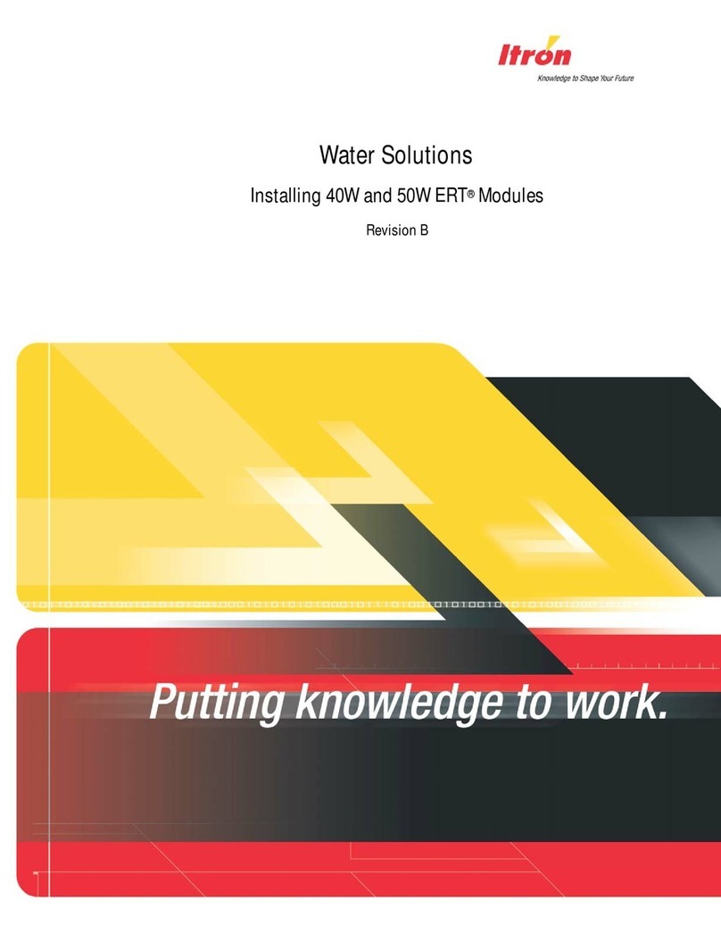 ITRON ERT 40W User manual