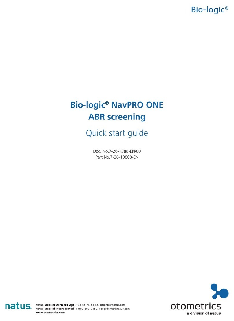 otometrics Bio-Logic NavPRO ONE User manual