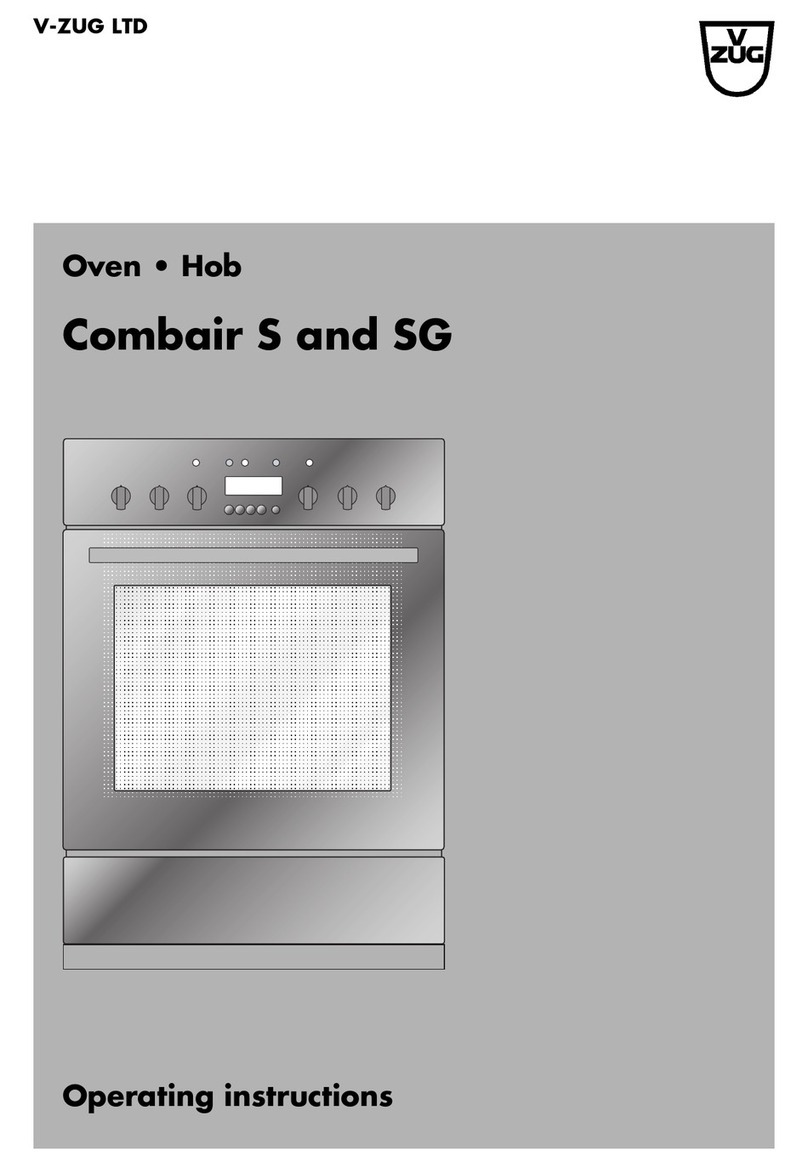 V-ZUG Combair S operating instructions