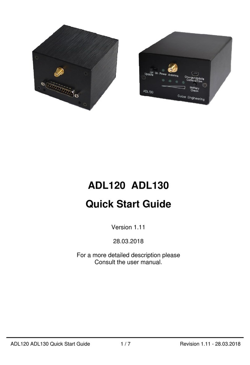 Golze Engineering ADL120 quick start guide