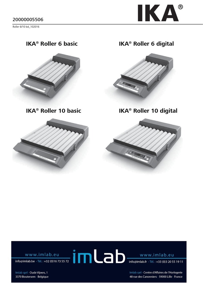 IKA Roller 6 basic User manual IKA Roller 6 basic User manual