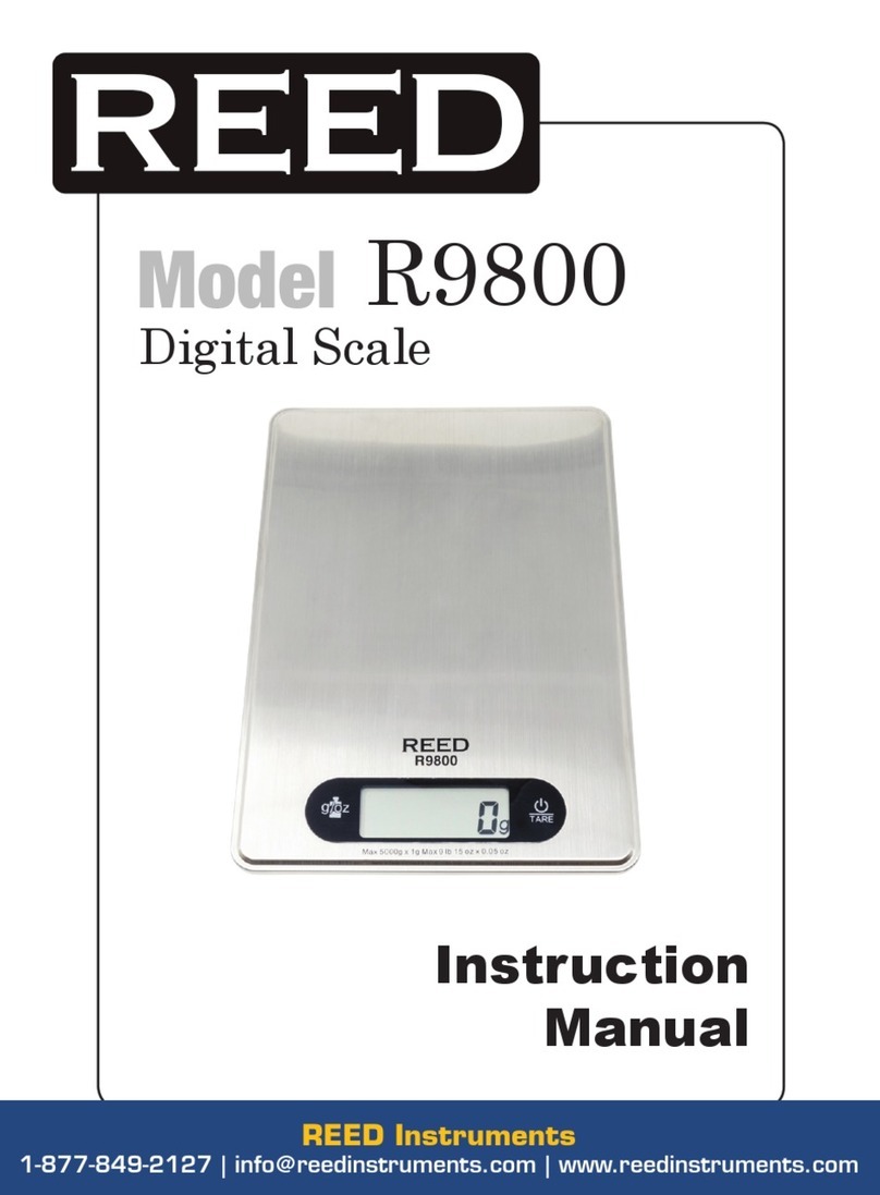 Reed Instruments R9800 instruction manual