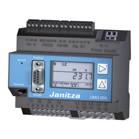 janitza UMG 604 Service manual