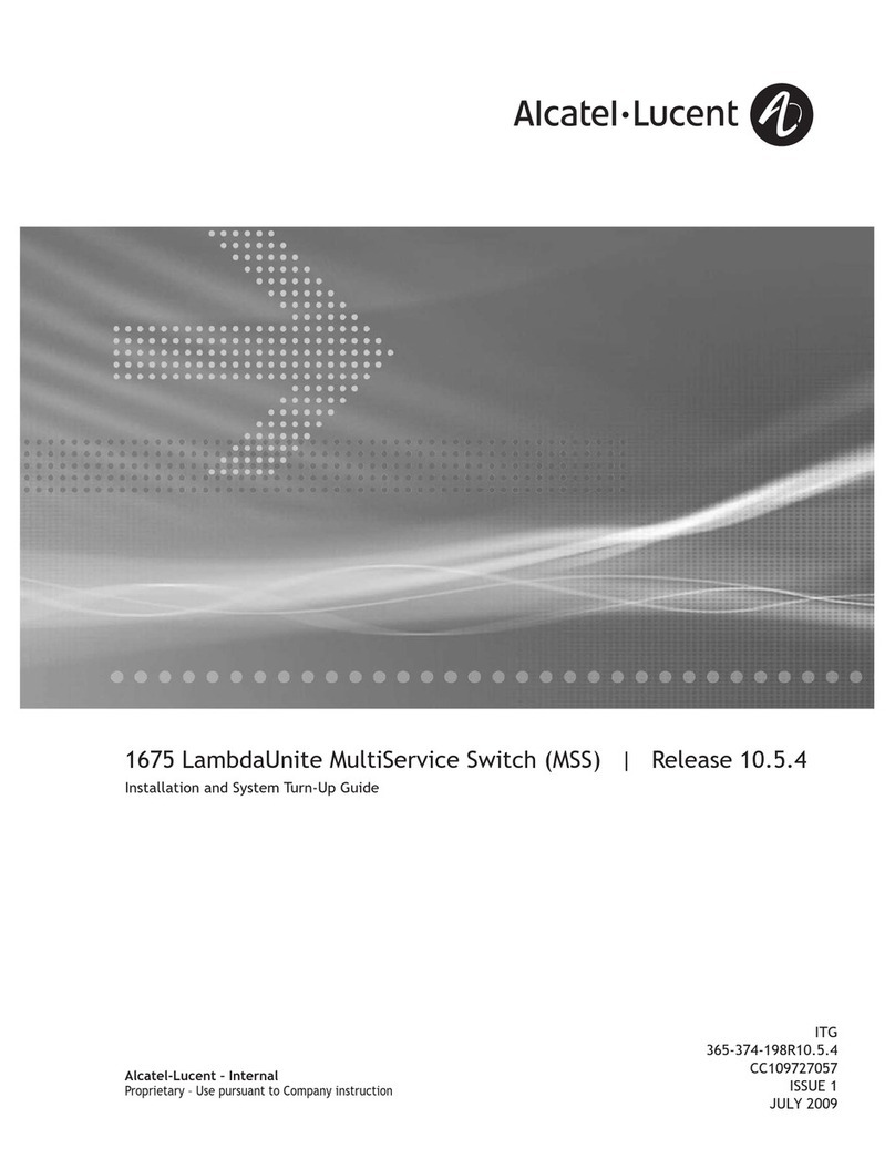 Alcatel-Lucent LambdaUnite 1675 User guide