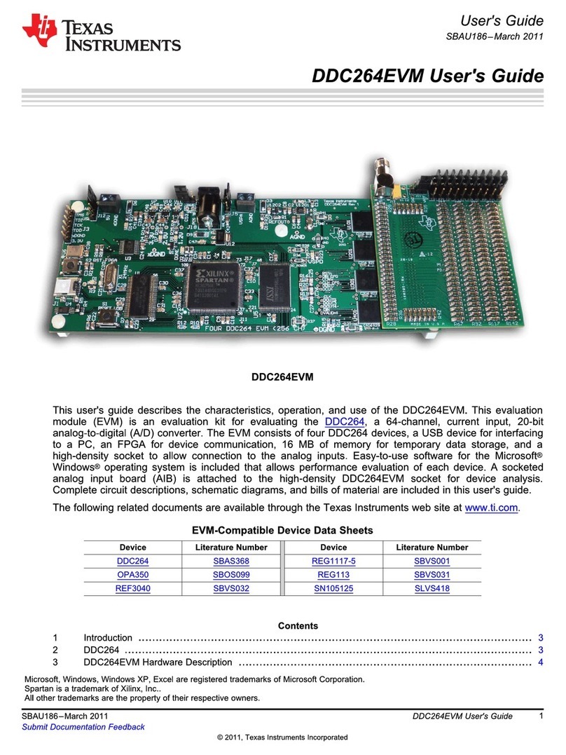 Texas Instruments DDC264EVM User manual