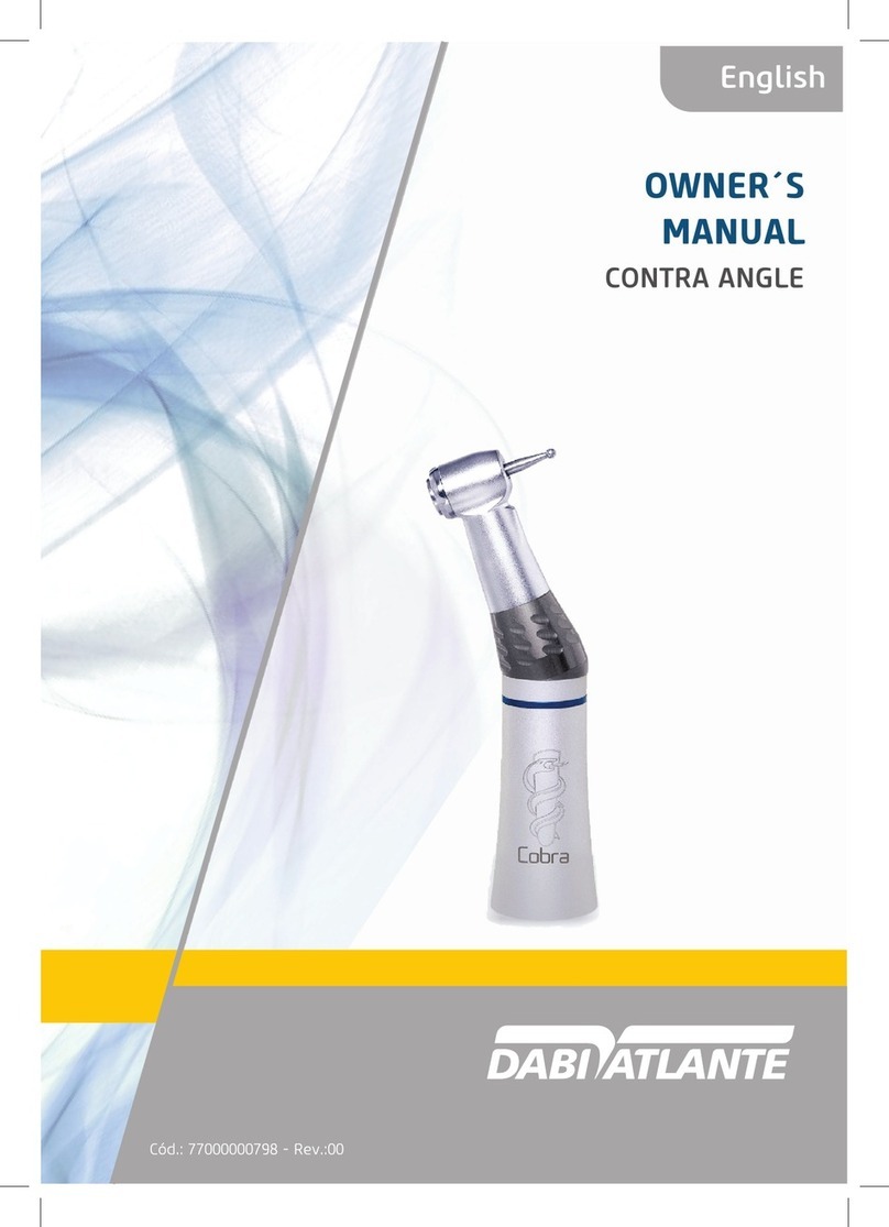 Dabi Atlante COBRA CONTRA ANGLE Series owner's manual