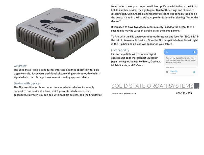 Solid State Organ Systems Flip user manual