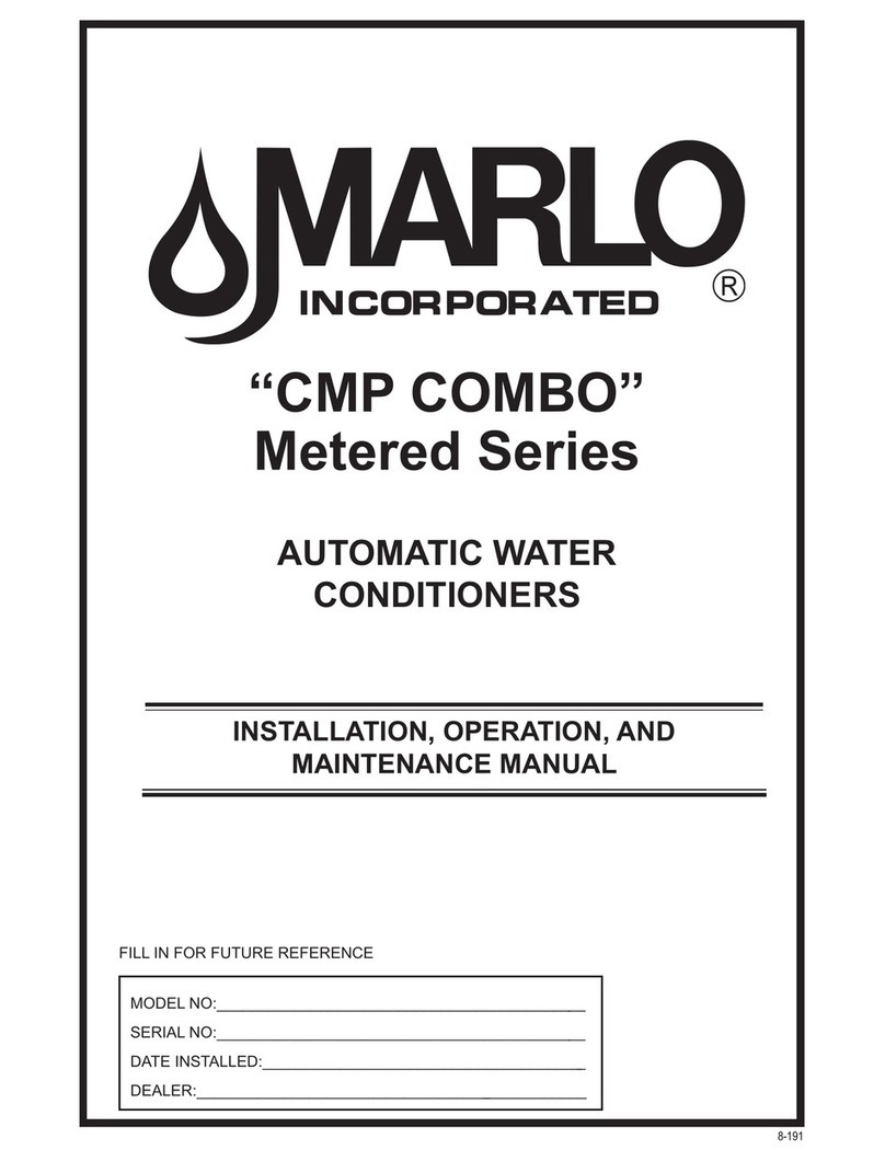 Marlo Incorporated CMP series Installation, operation and maintenance manual