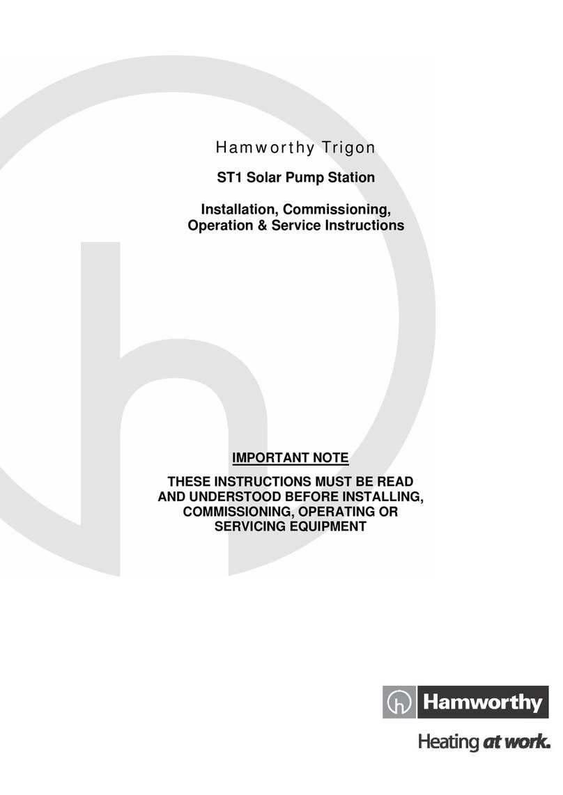 Hamworthy Trigon ST1 Installation, Commissioning, Operation & Service Instructions